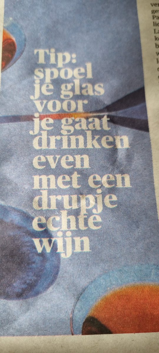 Ingrethadusol's tweet photo. In @NRC van gisteren #dryjanuary tips.... wat moet je dan met de rest van de open volle fles wijn doen??🤣 https://t.co/wdQLBMQlsV