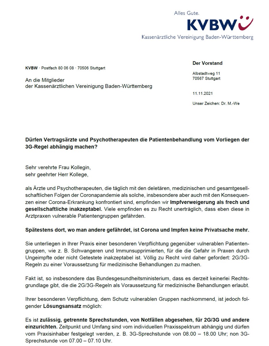 PhdrMsc's tweet photo. Genau so ist es und im Gegensatz dazu machen wir uns Gedanken um die Gesundheit "Geimpfter", anstatt diese draußen in Zelte stecken zu wollen und erst zu begleiten, wenn dann noch Zeit übrig sein sollte oder wie die #KVBW es vorschlug, morgens nur 10 Minuten Sprechstunde: https://t.co/DBEZDyOTZM