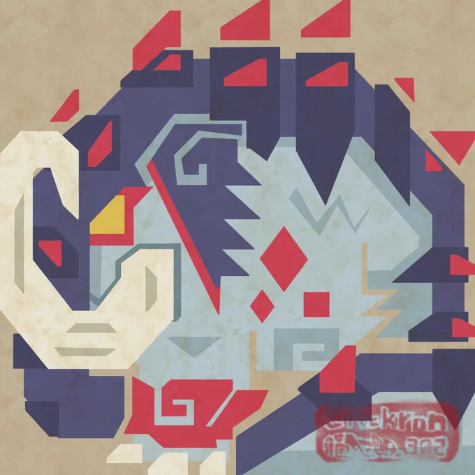 #ポケハンアイコンイダイナキバ/Great Tusk 