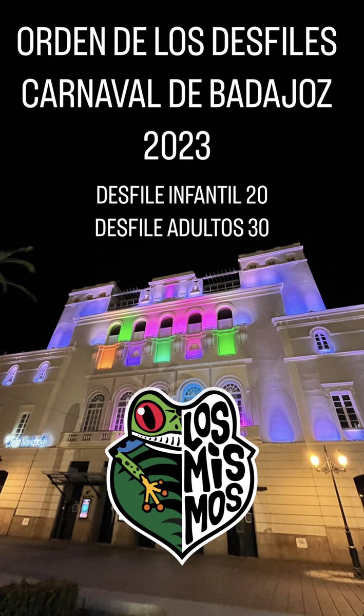 Comparsa Los Mismos tweet media