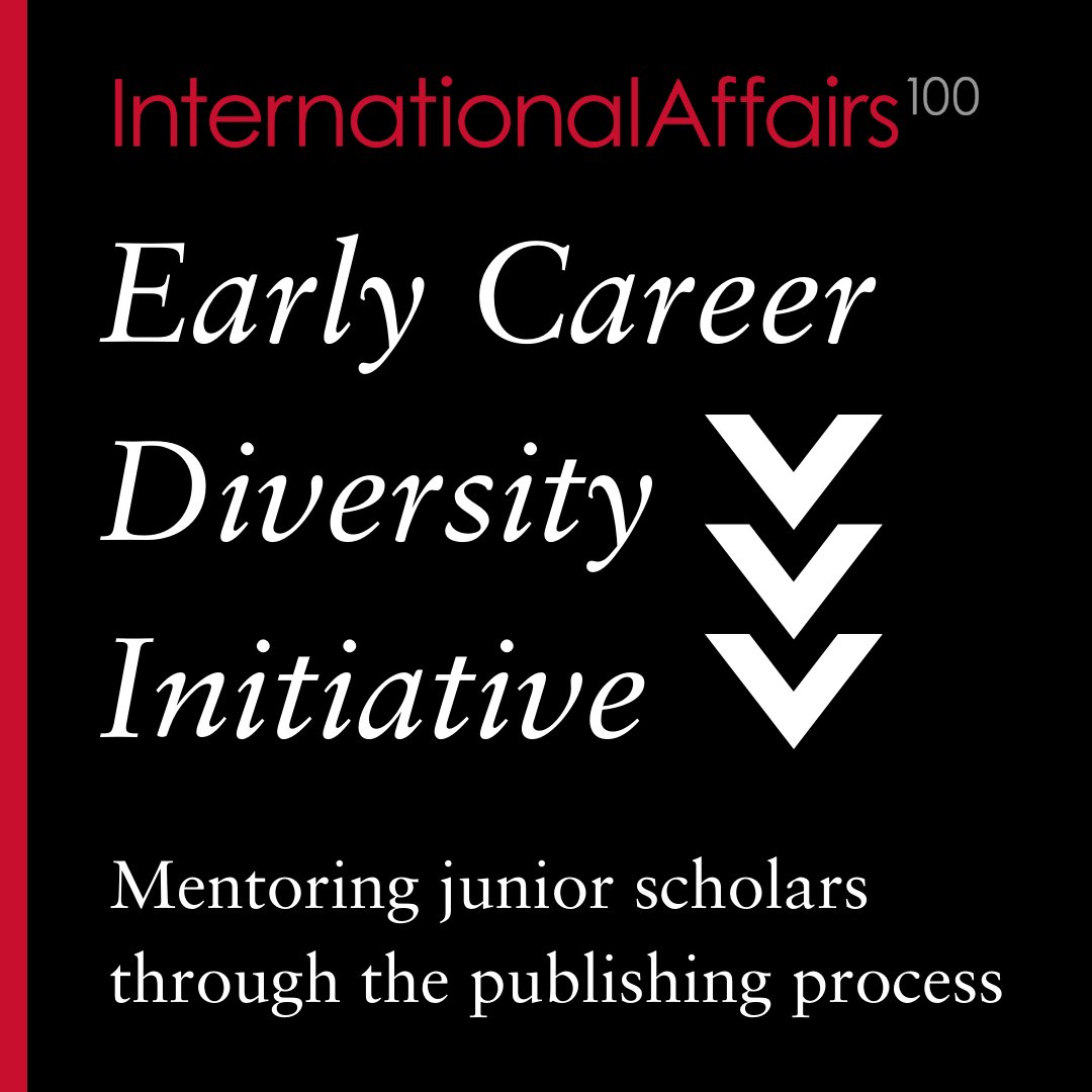 We want to ensure that everyone has access to publish in our pages.

If you're an early career scholar from a group that is underrepresented in IR, you can get additional support from us. Find out more here &gt; academic.oup.com/ia/pages/Autho…