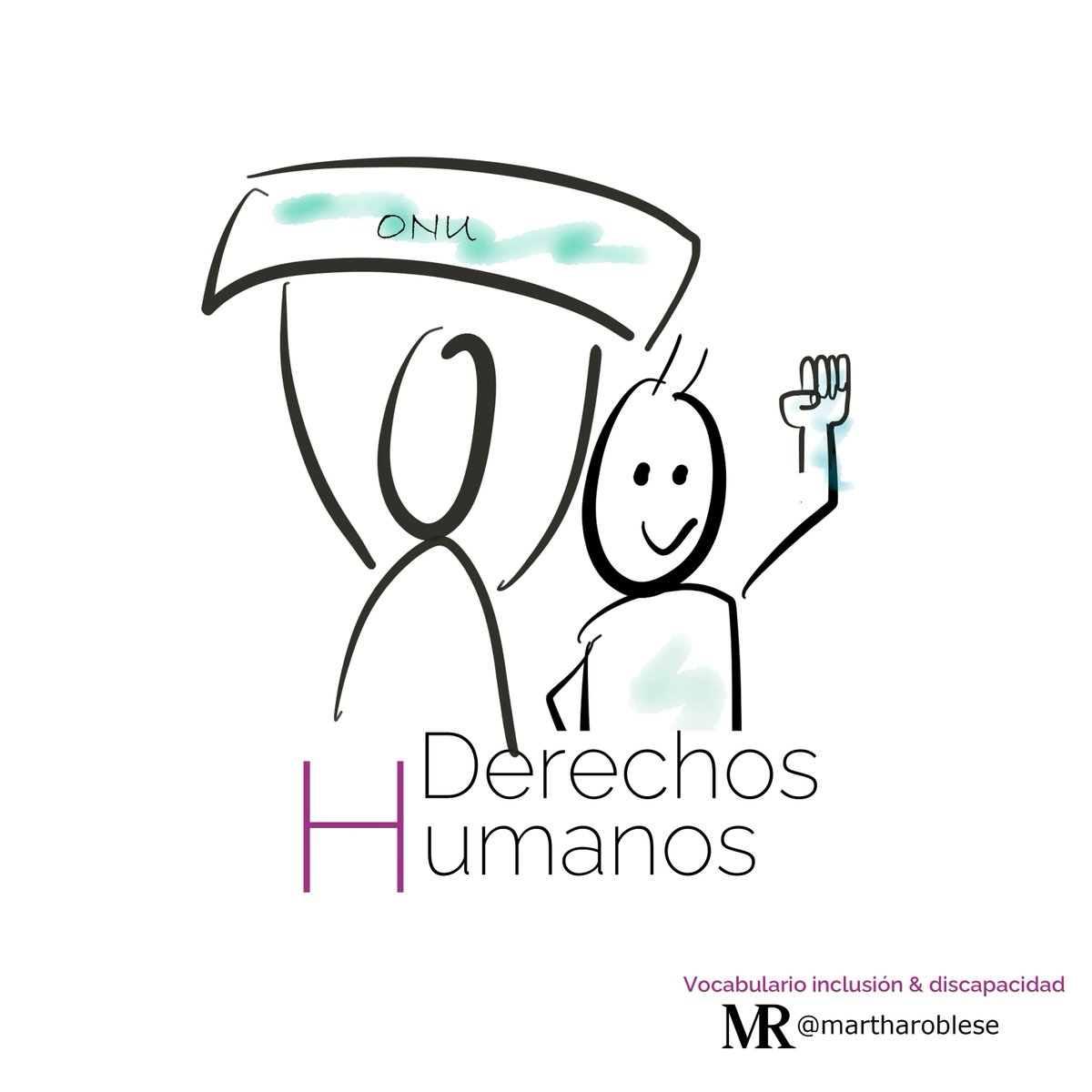 MarthaRoblesE's tweet photo. Derechos humanos: normas que reconocen y protegen la dignidad de todos los seres humanos sin excepción. #Glosario #Inclusion #Discapacidad #dibucedario2023 https://t.co/meacNwcnzx