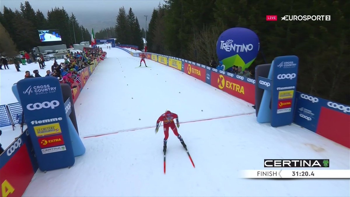 ozgurozan's tweet photo. #fiscrosscountry #tourdeski #kayaklıkoşuerkekler
VAL DI FIEMME 🇮🇹 MEN 10.0 KM MASS START FREE

1⃣ SIMEN HEGSTAD KRUEGER 🇳🇴 31:20.4
2⃣ HANS CHRISTER HOLUND 🇳🇴 +4.8
3⃣ JULES LAPIERRE 🇫🇷 +25.0
4⃣ SJUR ROETHE 🇳🇴 +27.4
5⃣ FRIEDRICH MOCH 🇩🇪 +38.9
6⃣ JOHANNES HOESFLOT KLAEBO 🇳🇴 +45.5 https://t.co/JePfKEYFRp