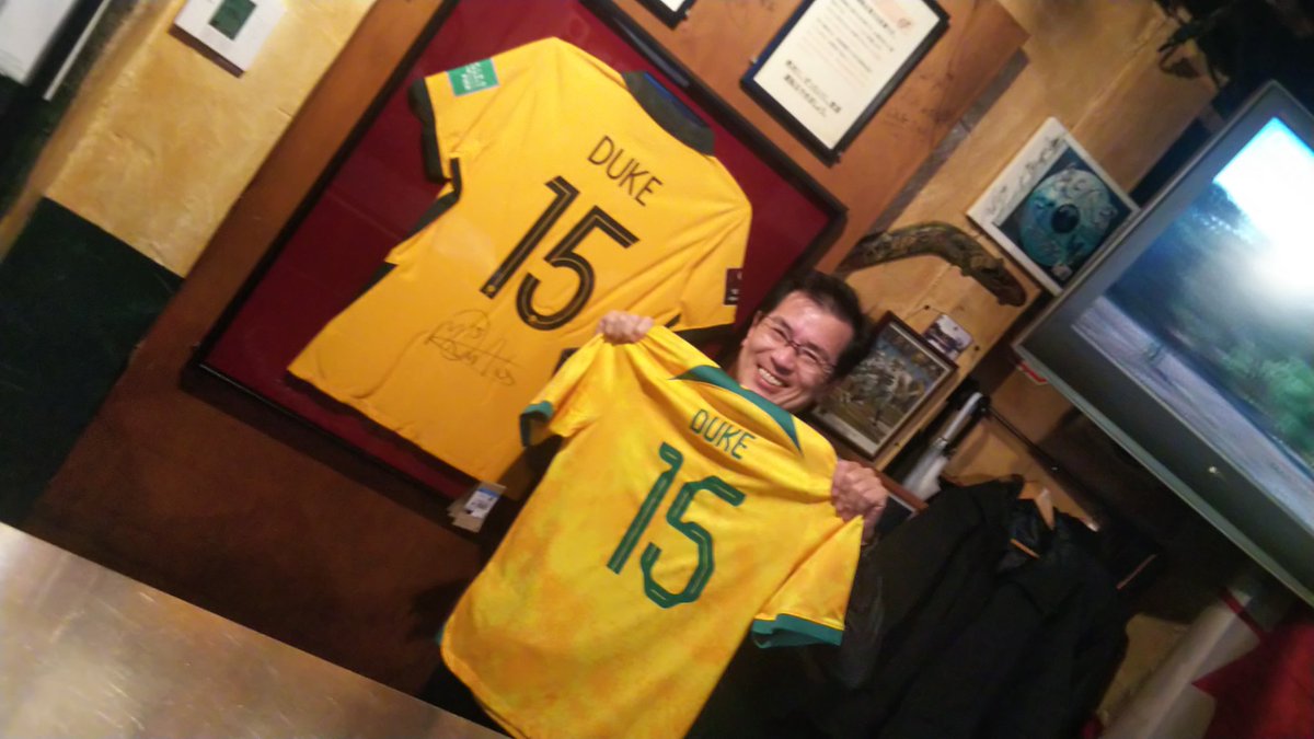 abikosoja's tweet photo. 以前から気になってたお店にやっと来れました。
#mitchduke8
#socceroos
#aussiebar https://t.co/ILPlWTDGzk