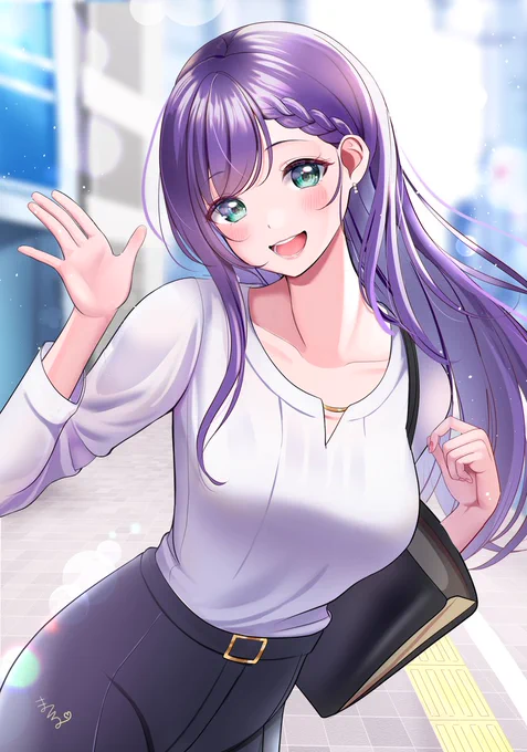 おはよ!偶然だね。#まてらーと 