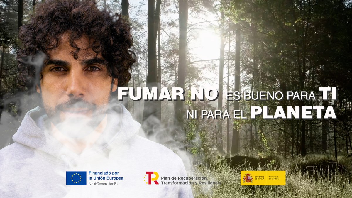 SaludPublicaEs: RT @sanidadgob: 🔊 El humo del tabaco no te deja ver lo que pierdes

💡 Abre los ojos, respira y di adiós a lo que te daña a ti y a nuestro medio ambiente

🚭 Vive sin humo 

🔗sanidad.gob.es/campannas/camp… 

#CuidaDeNuestroFuturo