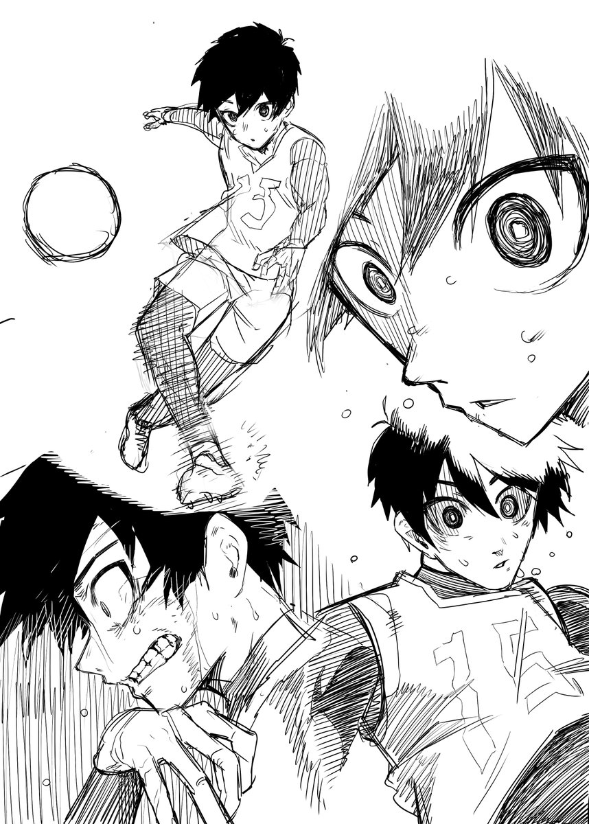 模写でも何でもない落書き 