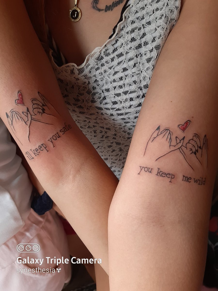 hey_itsmesynes's tweet photo. Friendship tats 🖤 https://t.co/Mn4CKIvHVK