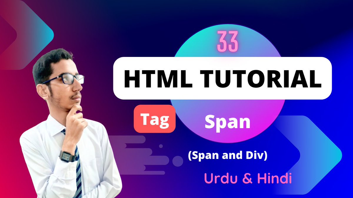pktutorials786's tweet photo. Visit on my YouTube Channel and Watch this video

Channel Name : PK Tutorials
Channel Link : https://t.co/MHfPStxU1e

Lecture Title : Lec - 33 | HTML Span Tag in Urdu/Hindi 2023 | PK Tutorials
Lecture Link : https://t.co/v4BjeHIq8Y

#html
#pktutorials
#webdesign
#pktutorials786 https://t.co/rcBKENwloN