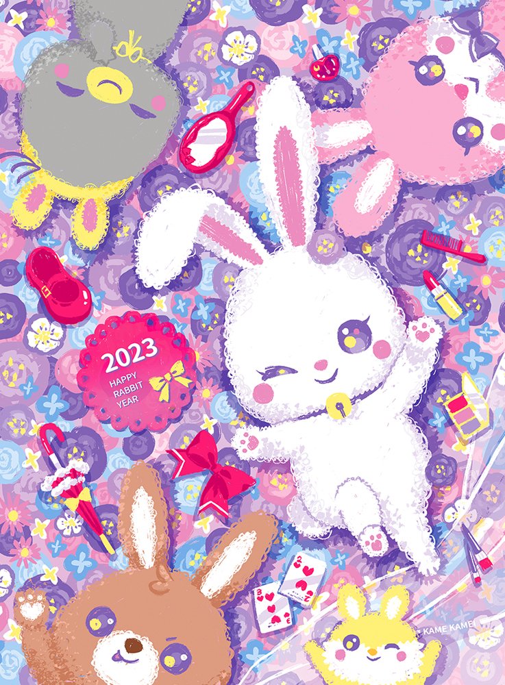 ▍Be True. Be You.🐰💄 ▍素敵な「女性」になりたい。

#BeTrueBeYou #HappyNewYear #2023 #kamekamei #procreate #Original #illustration #drawing #art #bunny #rabbit #オリジナル #イラスト #うさぎ #卯年 #插圖 #塗鴉 #電繪 #兔年