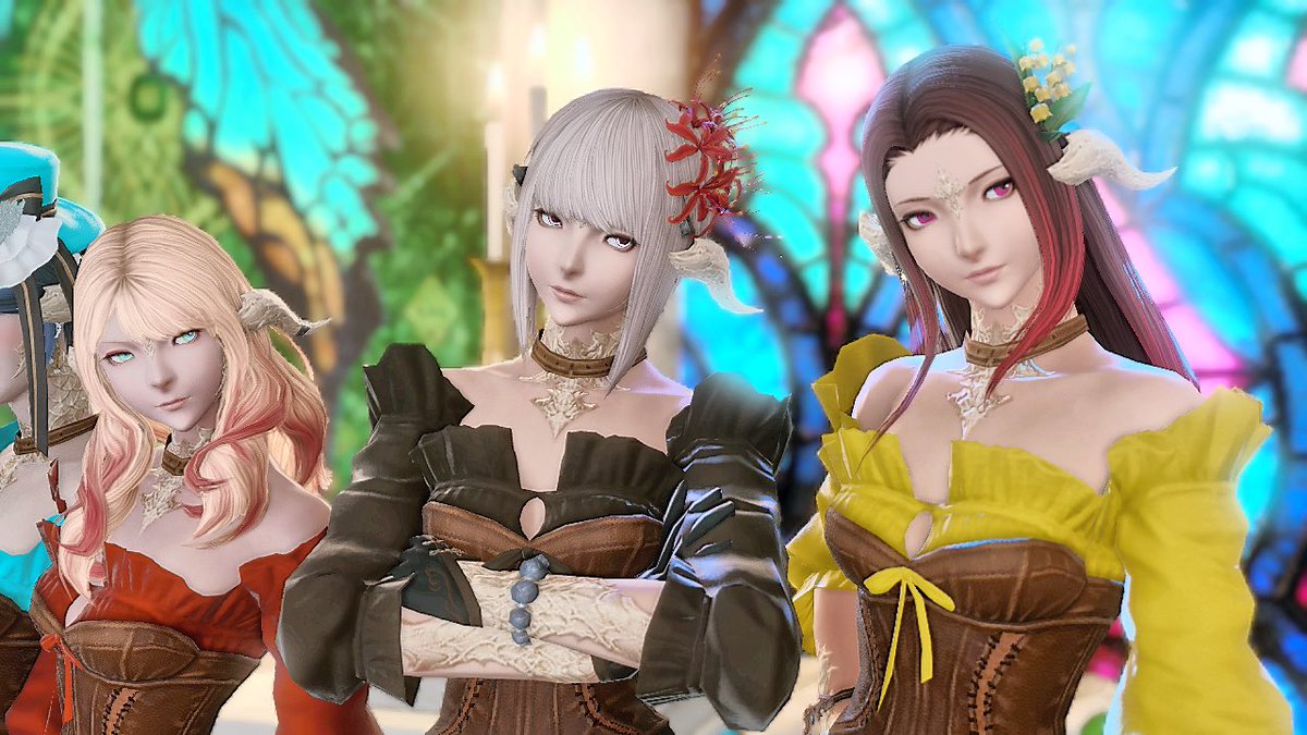 The girls🖤✨
🏷️ #aurasdream 
#FF14 #FFXIV #メスラ