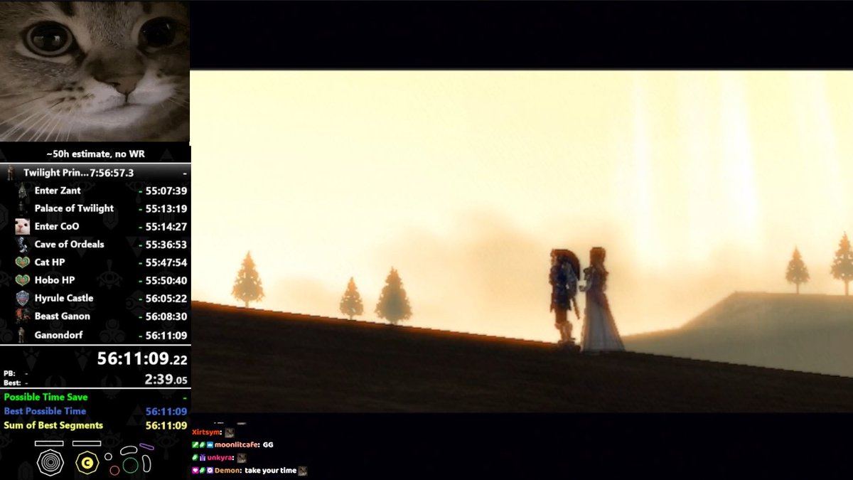 I'm still fucking crying, I can't fucking believe it

2 years of constant learning, doubting, and bashing myself all led to this moment

All 3D Zelda games 100%'d in 56:11:09, without any pauses in the timer or sleeping involved

I am the fucking best and only to do it