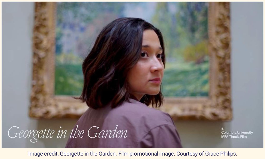 IIC_'s tweet photo. A new short film entitled Georgette in the Garden, set in the world of art conservation, will go into production in early January 2023 in New York City. 

Learn more about the project in the December-January 2023 “News in Conservation” issue 93, p. 11

#NewsInConservation #NiC https://t.co/f9bqYfwGxx