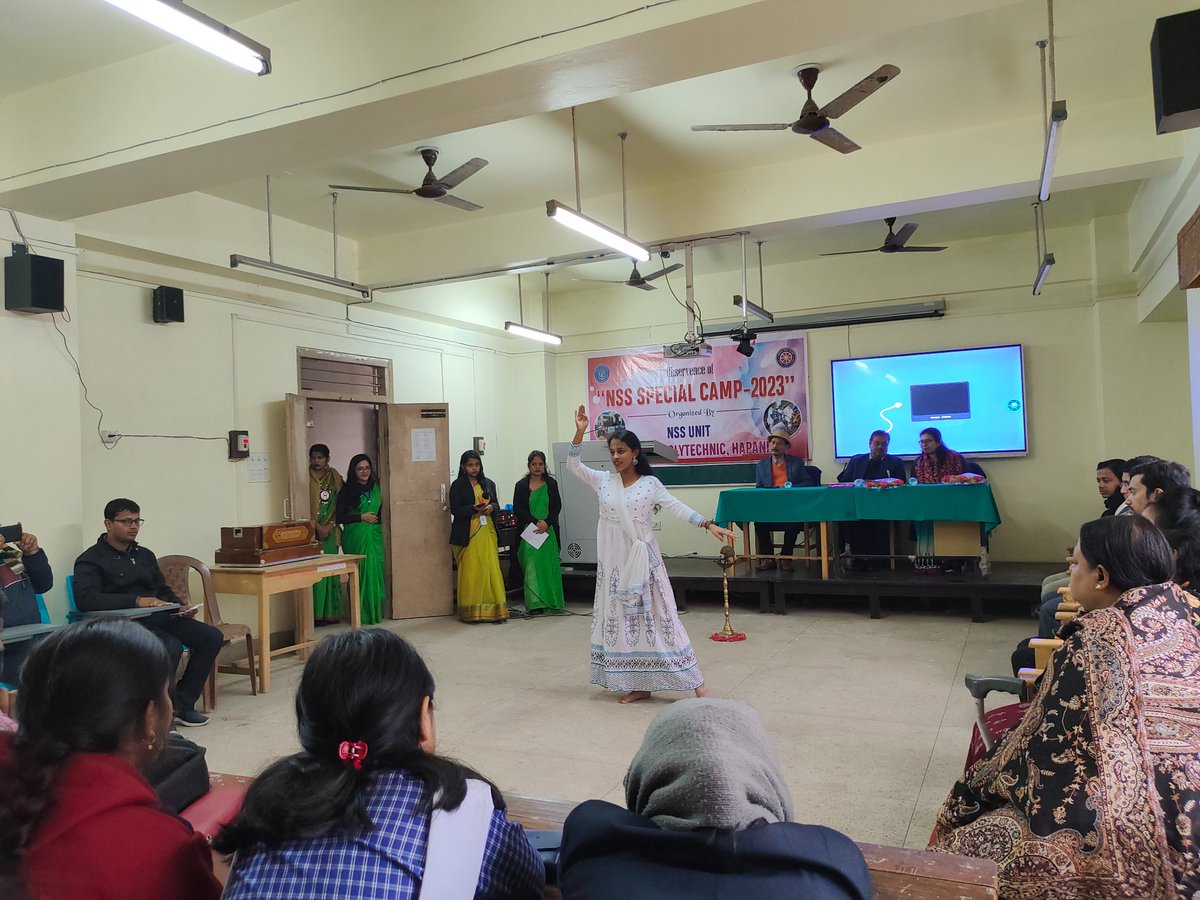 WSpolytechnic's tweet photo. NSS unit of Women's Polytechnic, Hapania inagourate the one week NSS special camp from 6th to 12th January, 2023, with various activities... Director, Sports and Youth affairs, Govt of Tripura, Principal Women's Polytechnic, Faculty Members,NSS team, students participating ... https://t.co/qwVplOoyCp