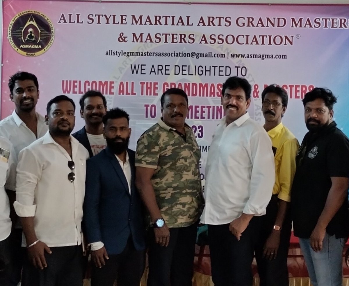 HealthVisai's tweet photo. Today we had All Style Martial Arts Grand Master &amp; Masters association meet. https://t.co/F7kitJ5biq