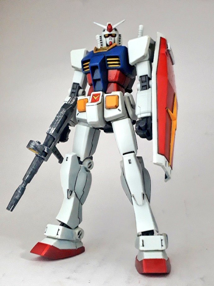 rx-78-2 weapon shield robot mecha beam rifle no humans gun  illustration images