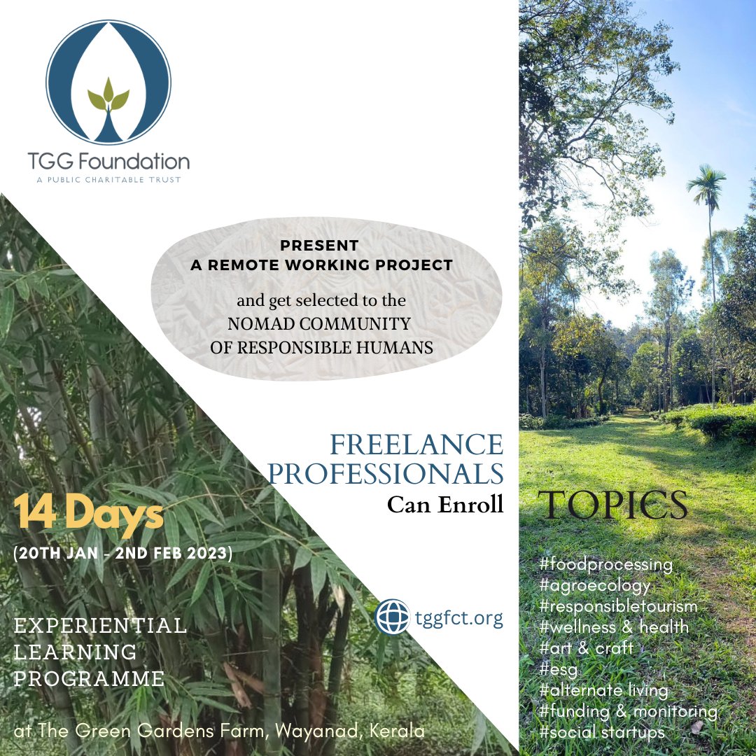 TGGFCT's tweet photo. https://t.co/3AAE1nyNz2 
#globalcitizen #bettertogether #ownershipfree #workfromanywhere #nomad #experientiallearning #givingback @TGGFCT https://t.co/JEeYWinrtk