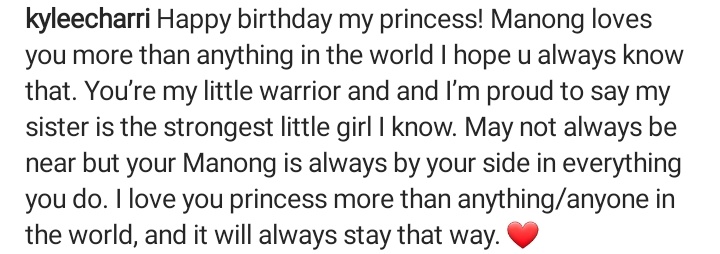 kjpeupdates's tweet photo. 010823 •[kyleecharri ig post]

Our little warrior turns 12 today! Happy Birthday Bella ❤ 

📌:https://t.co/UnOpsQJibo

#KyleEcharri | @kyle_echarri https://t.co/j1GAaO0pAr