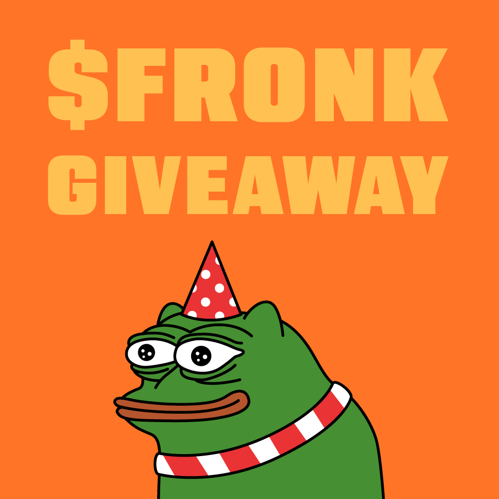 I'm a $FRONK millionaire and want to share my wealth! I might just make YOU a millionaire🤝✅️

Follow+Like+Retweet

Drop them $Sol wallets below⬇️