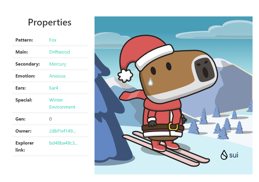 🎁 I just unboxed my Sui Holiday Capy! ❄️
Capy-Carlos the capybara stood alone in the vast, snowy field, shivering in the cold. He had gotten lost on his way home and was having a hard time finding his way back.#CapyHolidays <a href="/SuiNetwork/">Sui</a>