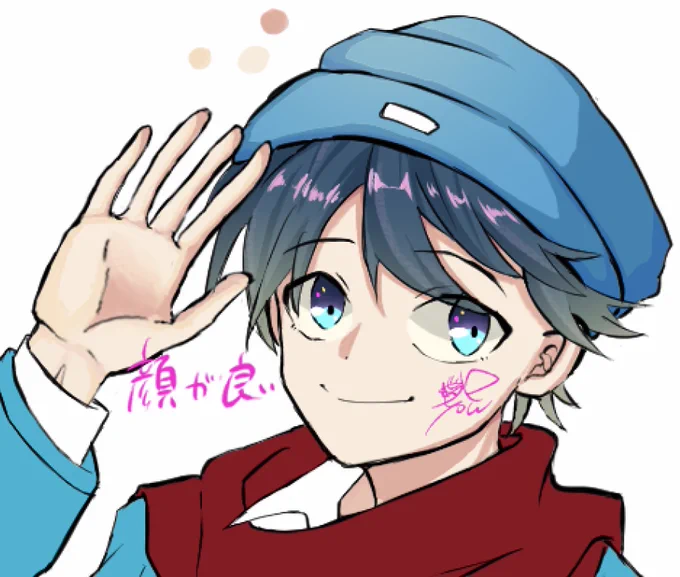 あまりにも顔が上手く描けすぎて逆にモチベが消えそう~~ 