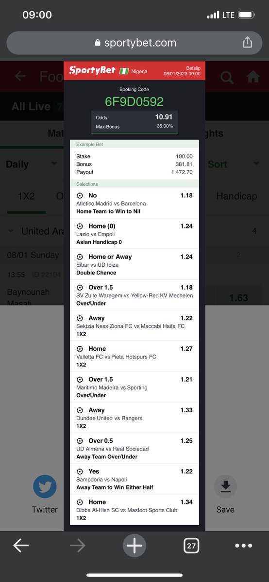 bmstips1's tweet image. 10 ODDS 

10 ODDS 

Gamble Responsibly 🤞🏾