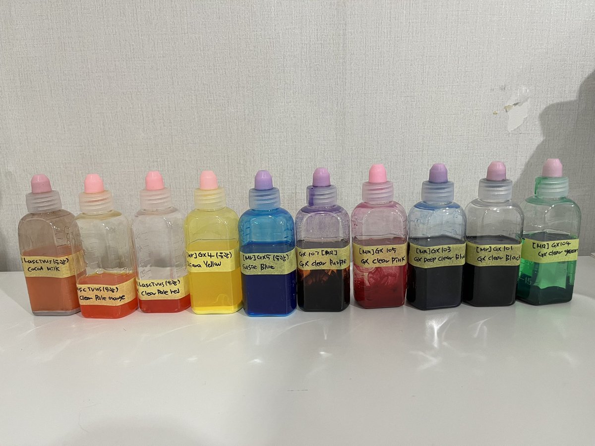 pfbjd_workroom's tweet photo. 에어브러쉬 도료 한꺼번에 운비포함 만원에 가져가실분....? 제가 생각보다 에어브러쉬 작업을 안해서^_ㅠ 관심 있으시면 디엠주세요~ https://t.co/dR3oi90FIw