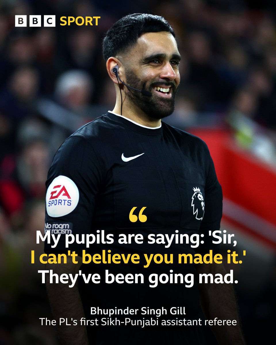 ❤️ School teacher, Premier League official, history maker!

#BBCFootball