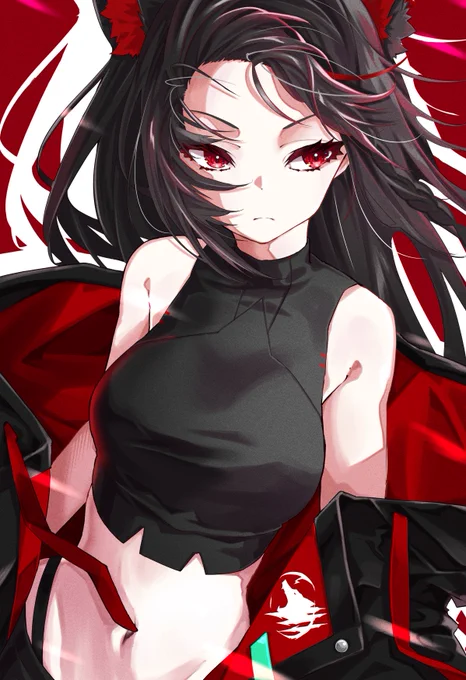 黒様#絵フブキ 
