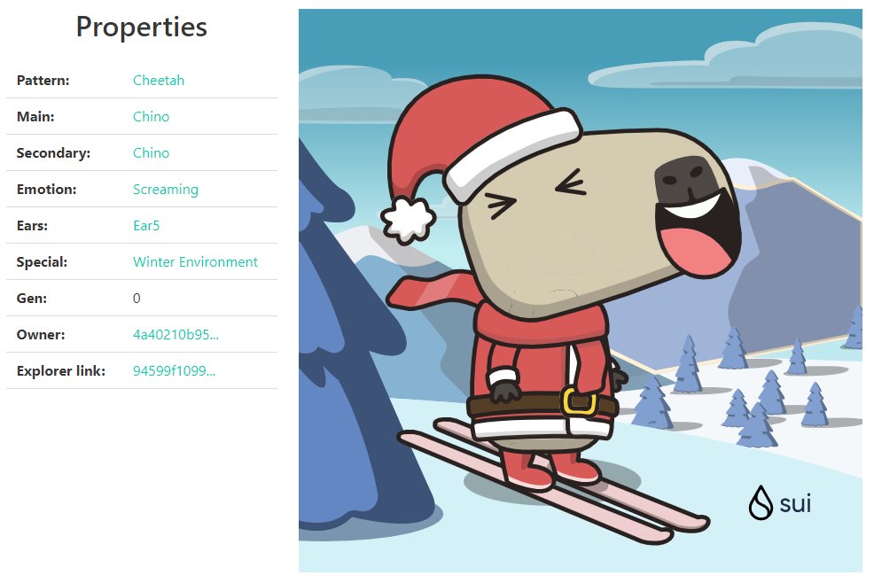 🎁 I just unboxed my Sui Holiday Capy! ❄️
Happy New Year, 2023 is a beautiful year, and the future will definitely be better, come on! ! ! The most important thing is have you paid attention to this project? it will bring a lot of wealth
 #CapyHolidays <a href="/SuiNetwork/">Sui</a>