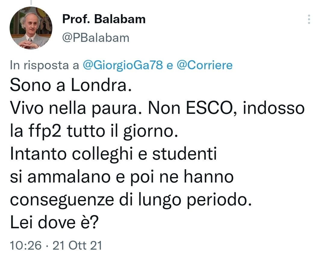 sbruffino's tweet photo. 'Vivo nella paura. FFP2 tutto il giorno'.

Ha funzionato benissimo. https://t.co/V6TV0kp2Rl