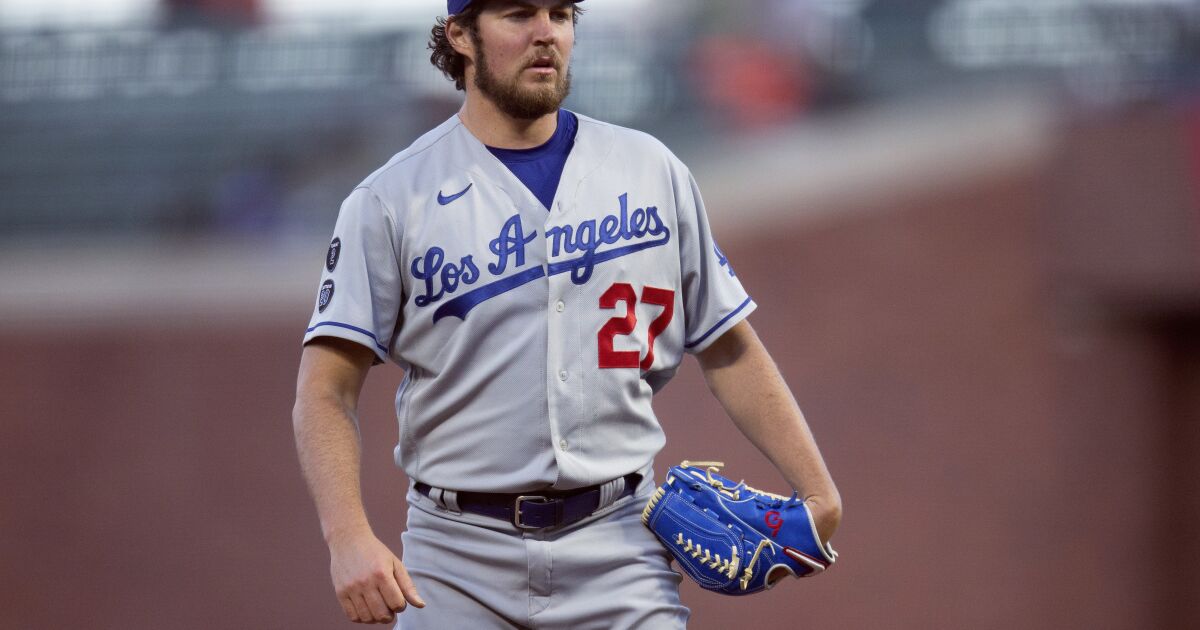 RonBohning's tweet photo. Column: Padres wisely walk away from troubled former Dodgers pitcher Trevor Bauer https://t.co/dnaiEjZeGs #SportsNewsletter #Weekendstorylineup https://t.co/9go1a9YFul