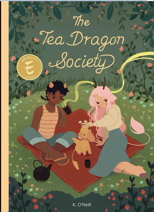 去年のベスト(映画とか)色々あげたけど、海外コミックだと『The Tea Dragon Society』シリーズ(3部作)が最高だった。鍛冶屋見習いのグレタが謎の少女ミネッタと出会い、不思議な"ティードラゴン"の世界を通じて絆と愛情を育むロマンスなお話。美しく優しいアートが至福。
https://t.co/pnYXdPfVc7 