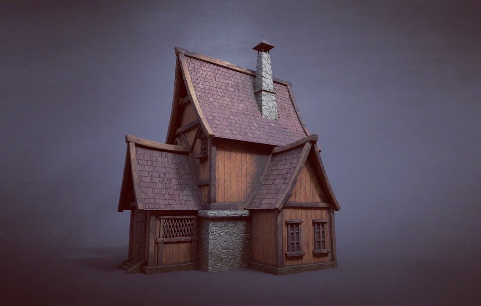 faycrest's tweet photo. A little pre-viz for Solita. Still working on a style guide for how we’ll handle the environment art. So we’re exploring options right now. Kind of like this moody look tho

#IndieGameDev #3dmodeling #fantasy #medieval #gameart https://t.co/wGSPwuAxb5