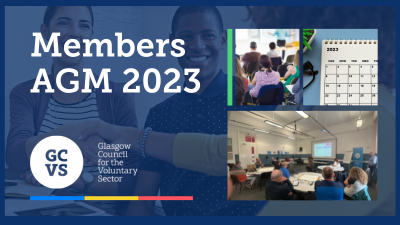 GlasgowCVS's tweet photo. Our AGM is on Wednesday, 25th January, at 9.30 am, and it's back in person at our Albany Centre, #Glasgow! All GCVS members are invited to attend 📅☕📝
RSVP on Eventbrite: https://t.co/FefpmlhORp https://t.co/JtgqdQ5r6M