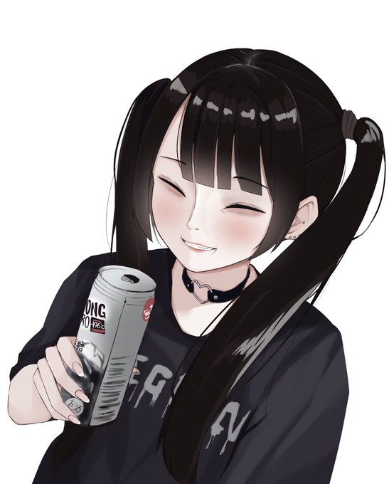 「beer can long hair」 illustration images(Latest)