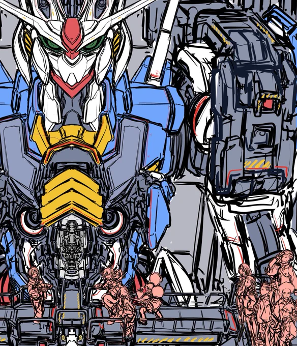 WIP。本編見た後だとなんか……地球寮のみんなの配置が……ねぇ…… 