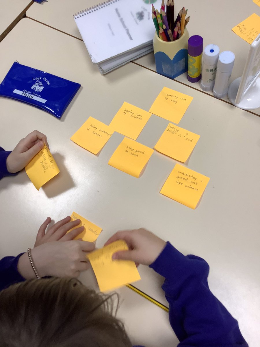 LeysFarm's tweet photo. Year 3 created their own diamond 9 which generated really meaningful discussions around everyone having a different worldview. It was a great activity to begin our RE unit and get us thinking, debating and appreciating differences in opinions. #LFJSRE #LFJSPSHE #LFJSYear3 https://t.co/eCosYlX2N4