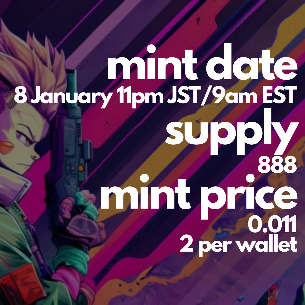 We Mint in 3 hour!

Opensea: 
opensea.io/collection/sai…

Contract:
etherscan.io/address/0x6B8E…

Minting Site will be posted in 2 hours