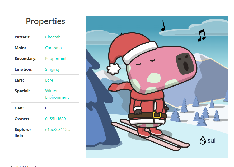 🎁 I just unboxed my Sui Holiday Capy! ❄️
This year's Christmas will be his happiest Christmas, because he spent the first time with his family, so he dressed very beautifully #CapyHolidays <a href="/SuiNetwork/">Sui</a>