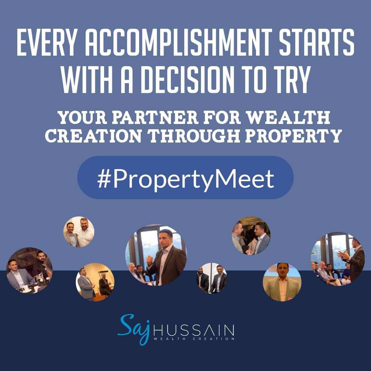 TheSajHussain's tweet photo. Every accomplishment starts with a decision to try⠀⠀⠀⠀⠀⠀⠀⠀⠀
#SajHussain⠀⠀
#PropertyMeet https://t.co/FRBmXbxW56