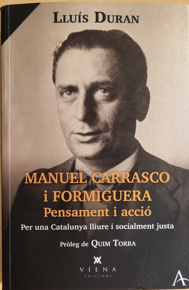 KRLS's tweet photo. La lectura de la gran obra de Lluís Duran sobre Carrasco i Formiguera ajuda a agafar perspectiva i elevar-se per damunt de brams d'ase d'un costat i de l'altre.
Aquesta reflexió, per exemple, és especialment escaient... https://t.co/PHebaZrreM