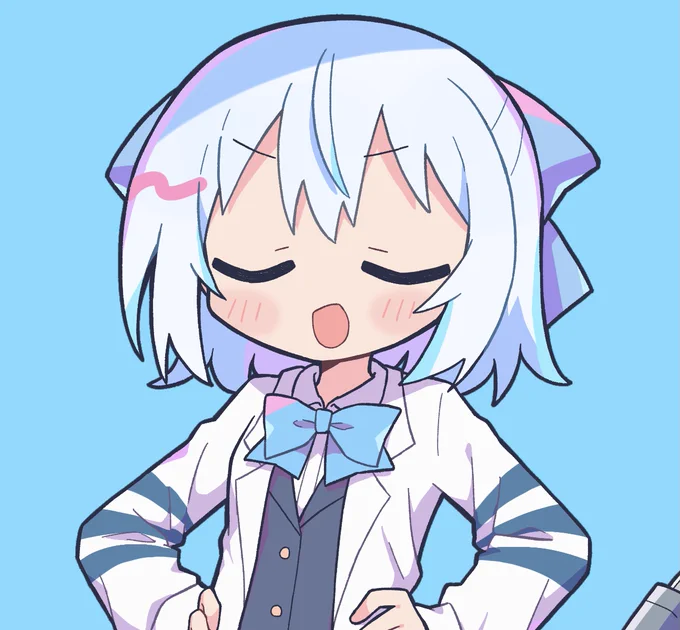 目閉じドヤ可愛く描けたので載せる 