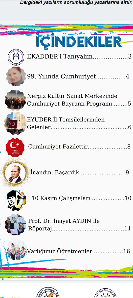 SGunesTural628's tweet photo. İçinde bulunmaktan gurur duyduğum EKADDER e dergi de çıkan yazım.
#eyuder #ekadder #edergi https://t.co/grjVXXI446