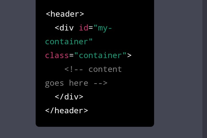 ti_stephen's tweet image. Clean codes.
HTML semantics clearly defines the meaning of a tag to both the browser and the developer.

You don&apos;t need to be told that&apos;s the header component.
nav, main, footer, etc.

The &quot;id&quot; attribute is for &quot;getElementById&quot; and &quot;class&quot; is for styling.
#cleanCodes
#myTweetDogo