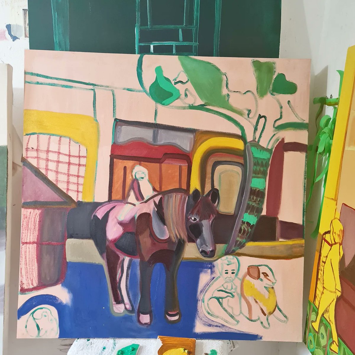 Reynoldspaintin's tweet photo. #wip #painting #artistsontwitter #LinkInBio https://t.co/cAzYBGSPW7