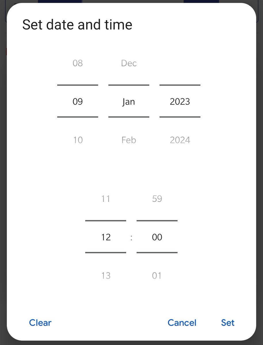anirbmuk's tweet photo. @aarondfrancis One disadvantage I can recall is that the native datetime-picker on android Chrome mobile does not show the day... This for me is a big drawback... https://t.co/G7O0mkUg7N