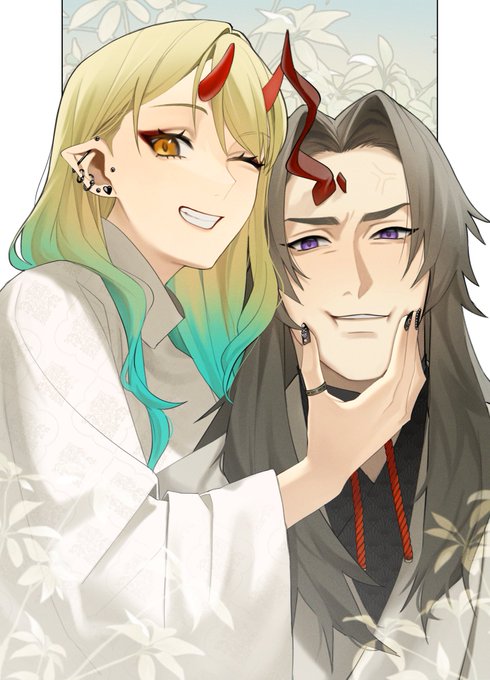 大江山コンビ #鬼蓮烏譚 