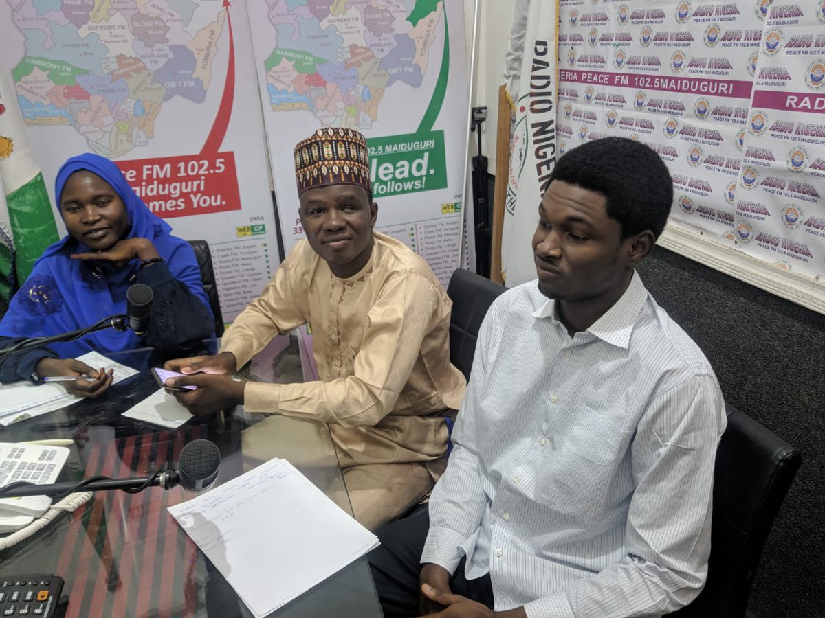 NUBOSSOFFICIAL's tweet photo. ¹
TUITION FEES INCREMENT BY NIGERIAN UNIVERSITIES

The NUBOSS President Comr. Abubakar Sadiq Wajiro was earlier today at Radio Nigeria Peace FM alongside Vice President Aisha Abdullahi and Muhammad Jumba to speak on the recent hike of tuition fees in our institutions. https://t.co/kdKQP28MIe
