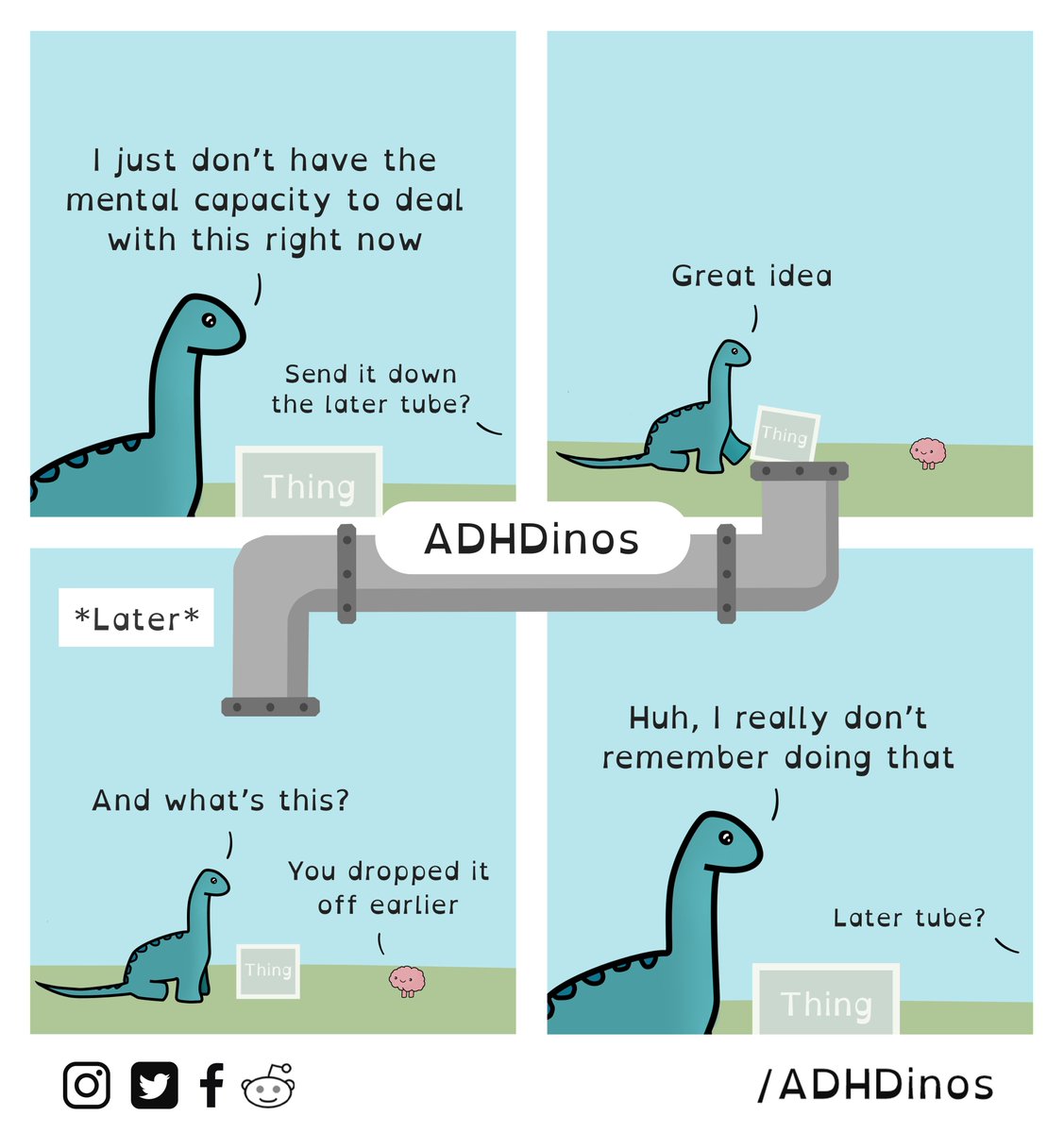 ADHDinos's tweet photo. It goes nowhere, I think! https://t.co/caLAlugK7V